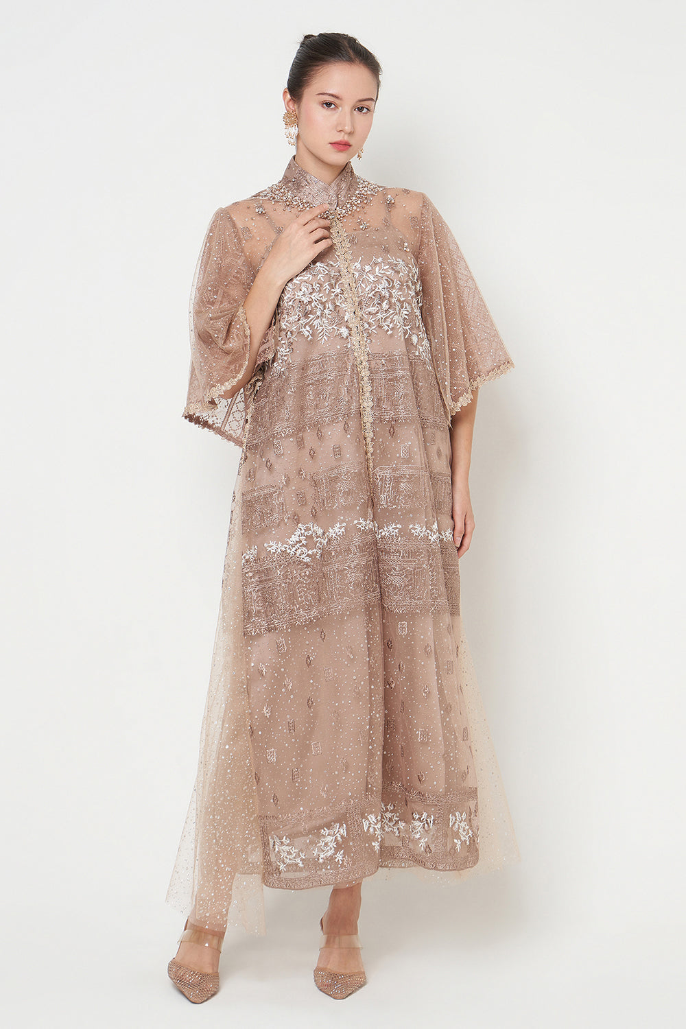 Inaya Dress in Bronze