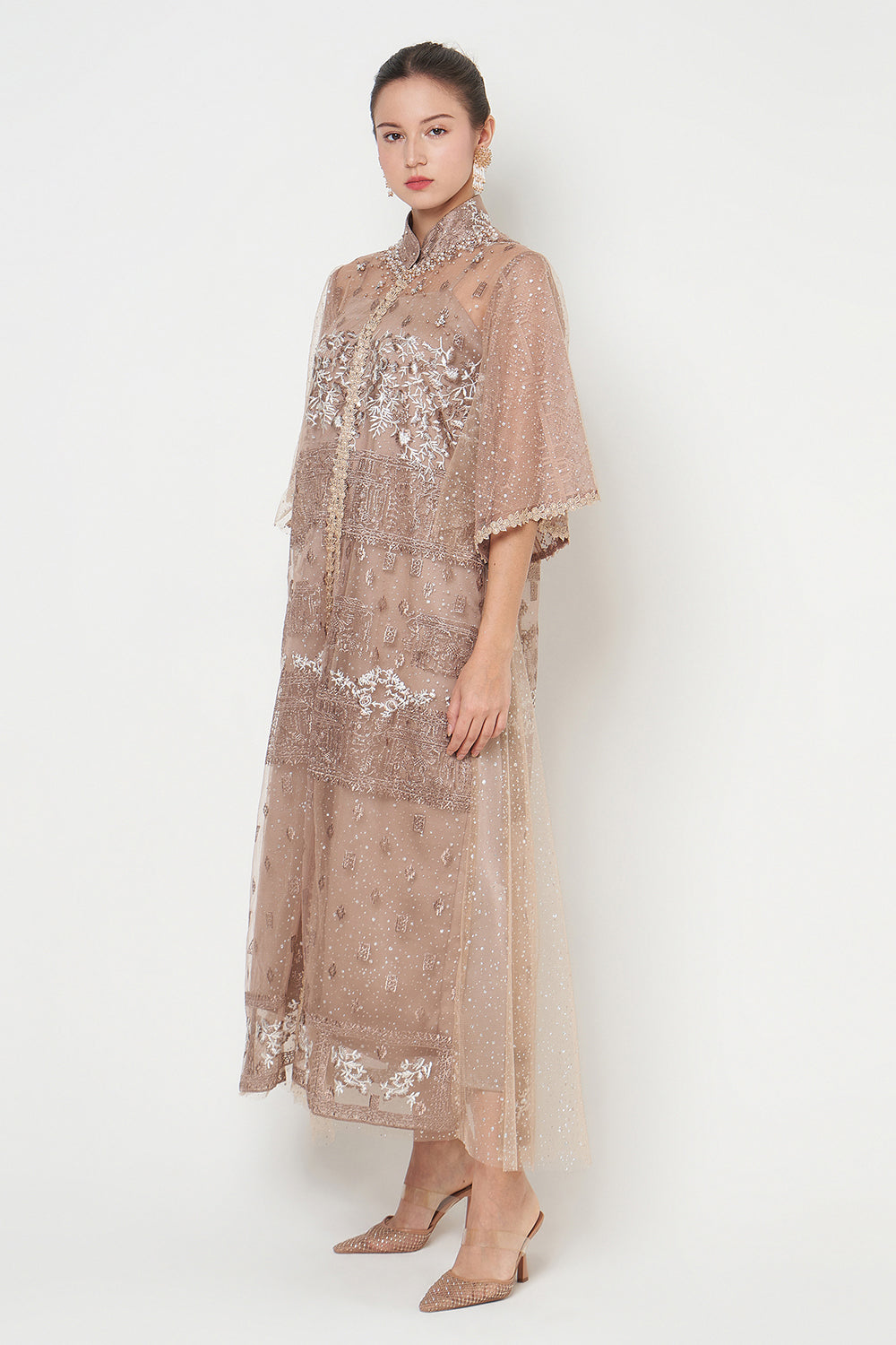 Inaya Dress in Bronze