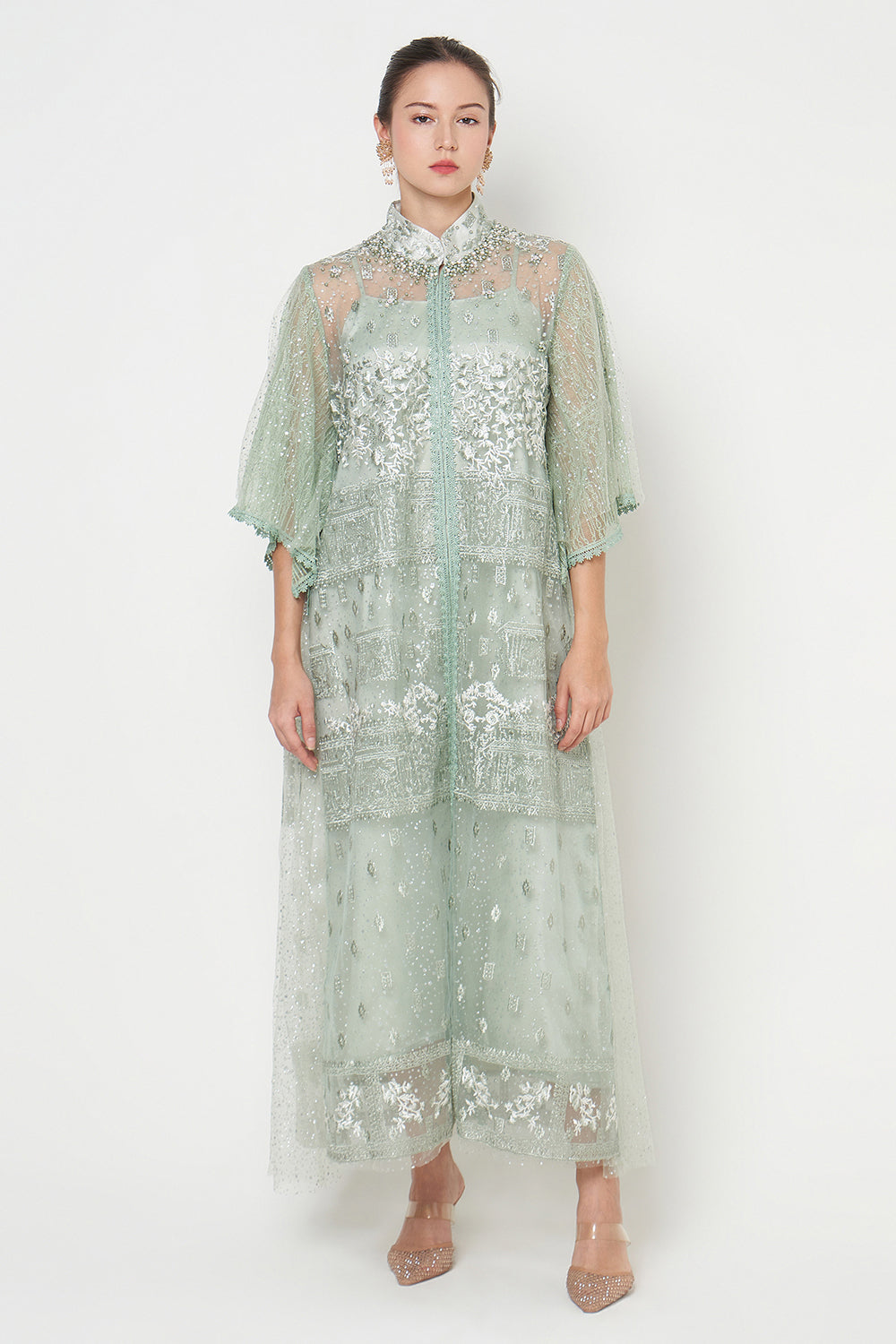 Inaya Dress in Soft Sage