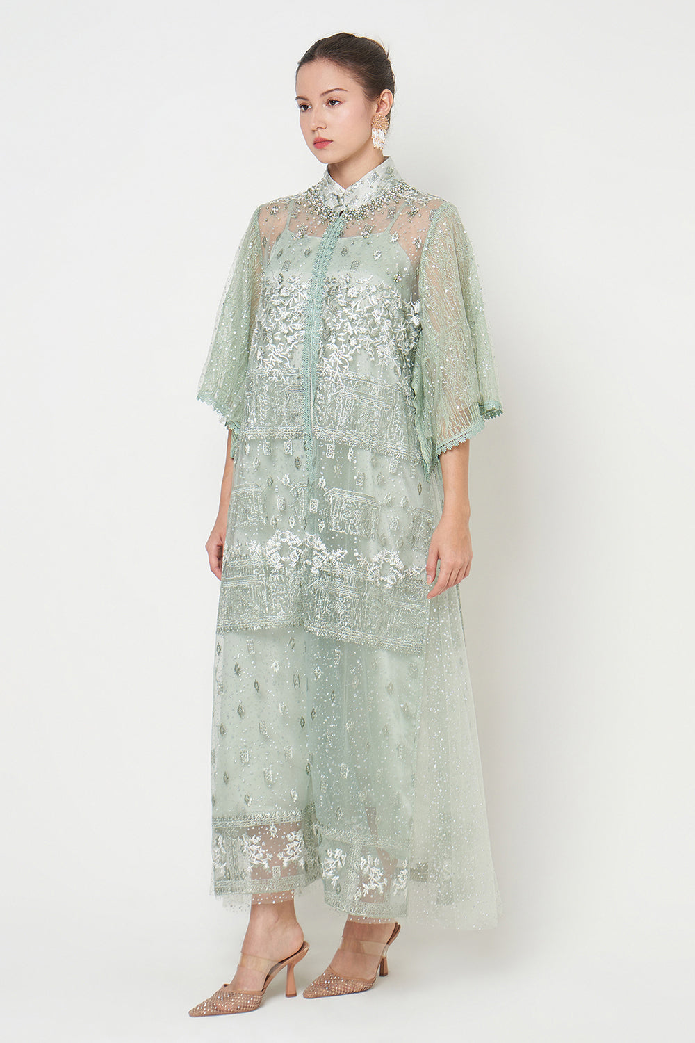 Inaya Dress in Soft Sage