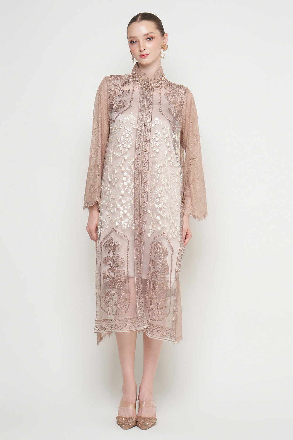 Amber Dress in Nude
