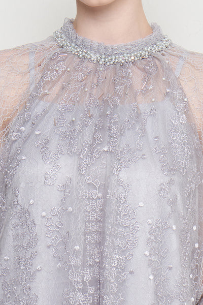 Kenna Dress in Silver Grey
