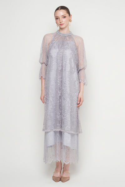 Kenna Dress in Silver Grey