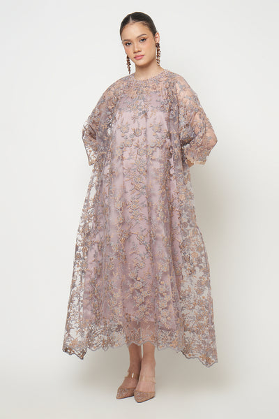 Shanum Dress in Golden Mauve