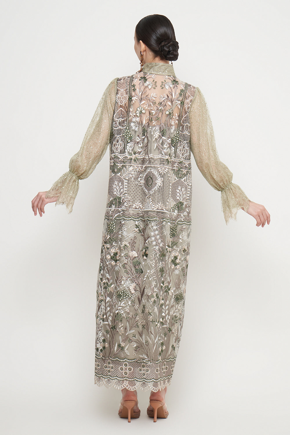 Camila Dress in Deep Green