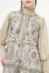 Camila Dress in Deep Green