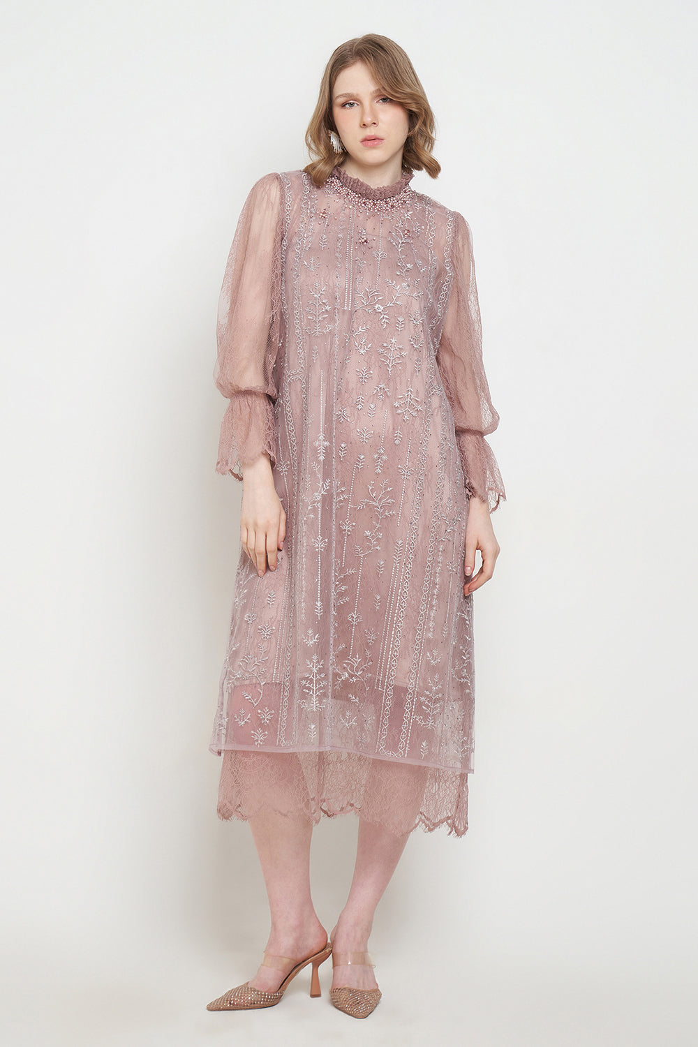 New Anum Dress in Dusty Mauve