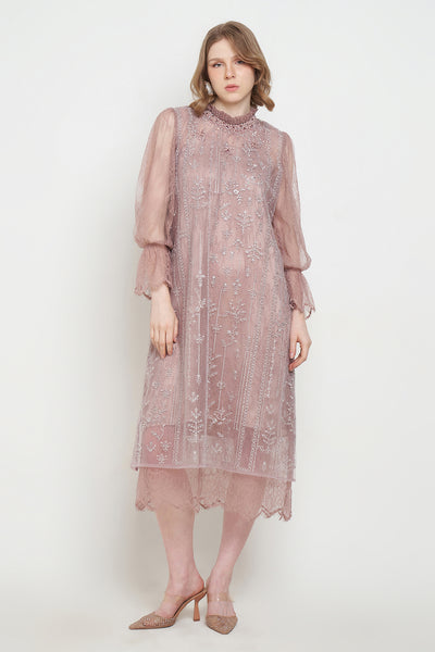 New Anum Dress in Dusty Mauve