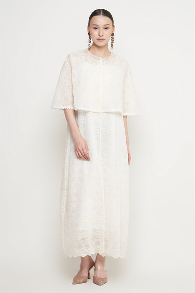 Luma Dress in Broken White