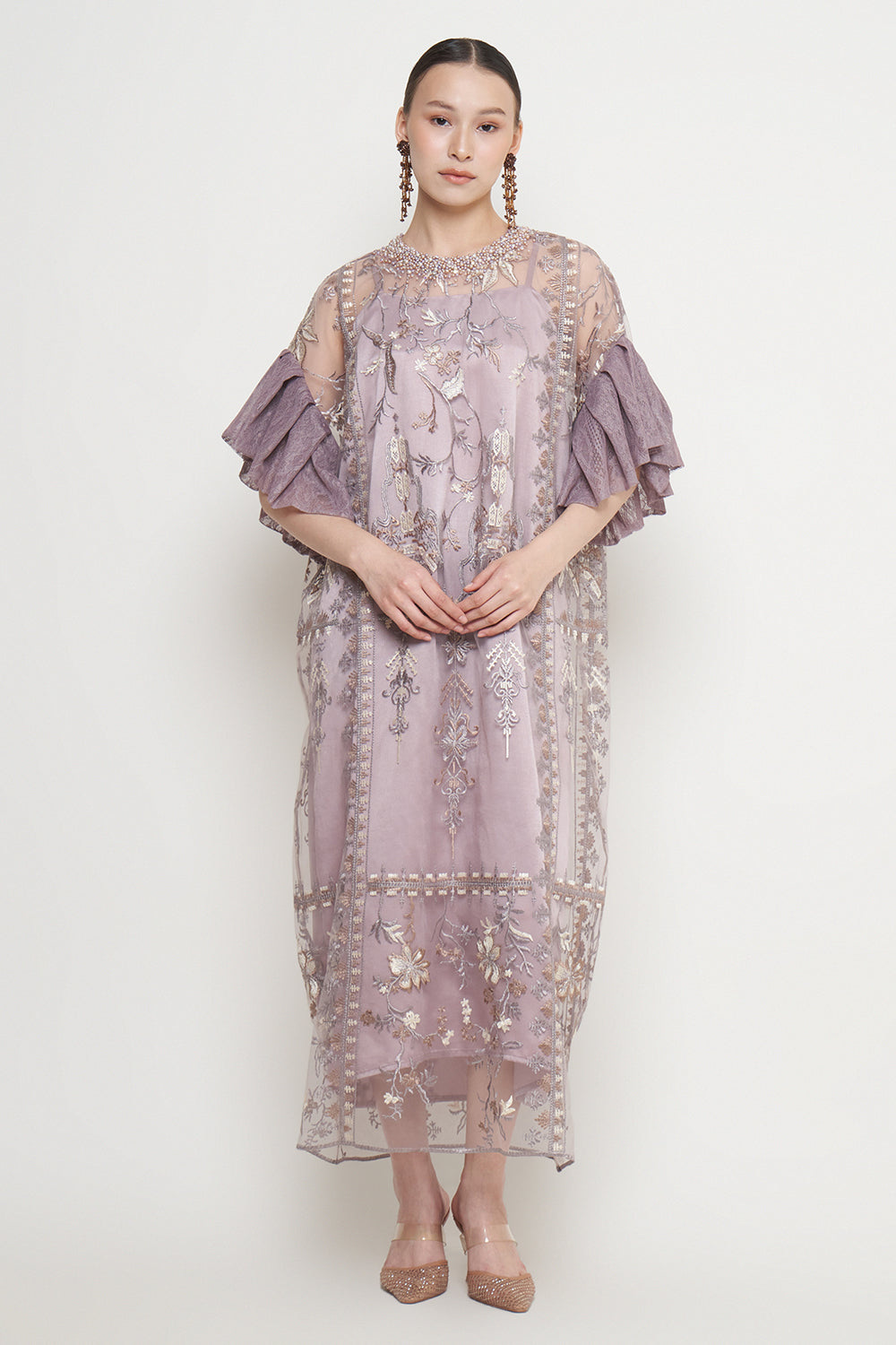 Rana Dress in Mauve