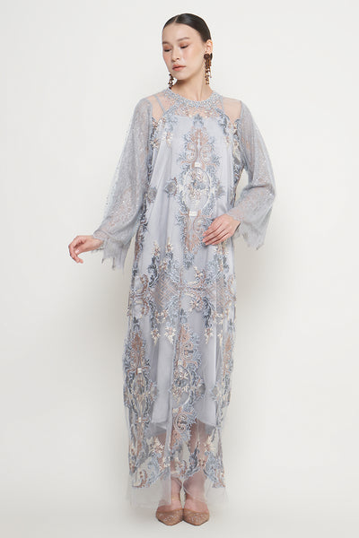 Faira Dress in Soft Blue