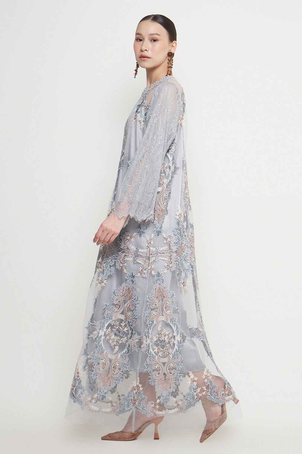 Faira Dress in Soft Blue