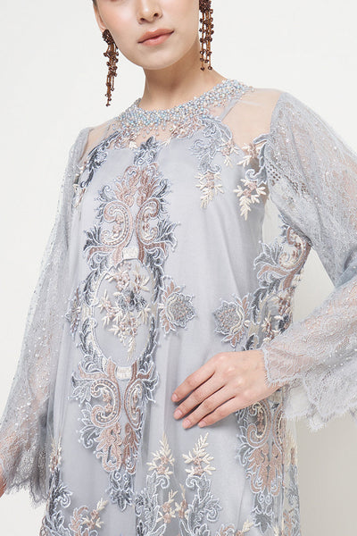 Faira Dress in Soft Blue