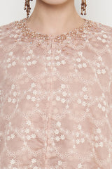 Luma Dress in Nude Peach