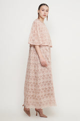 Luma Dress in Nude Peach