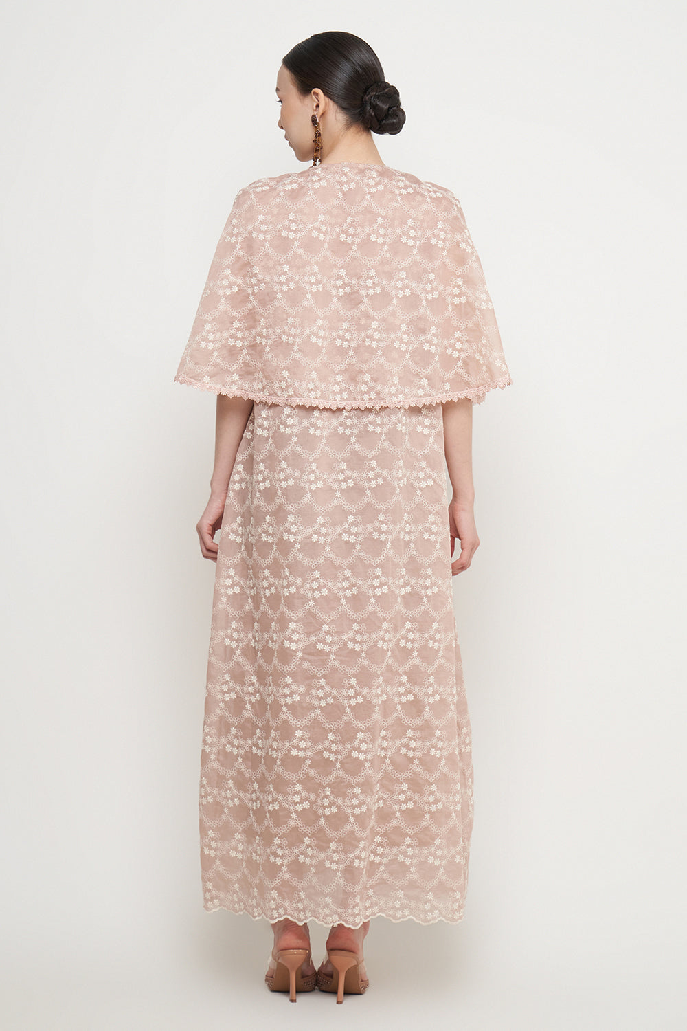 Luma Dress in Nude Peach