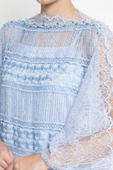 Adara Kaftan Dress in Blue