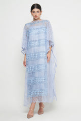 Adara Kaftan Dress in Blue