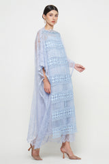 Adara Kaftan Dress in Blue