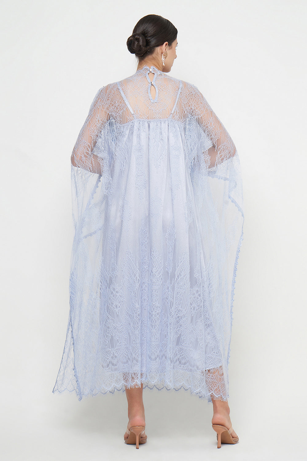 Adara Kaftan Dress in Blue