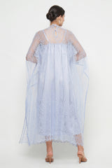 Adara Kaftan Dress in Blue