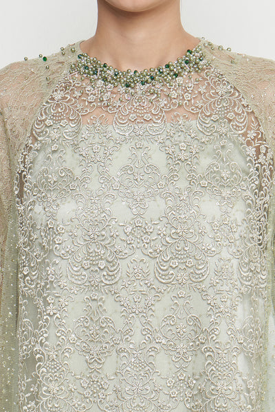 Maysaa Dress in Matcha