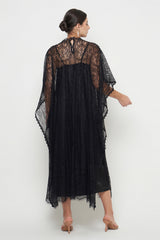 Adara Kaftan Dress in Black