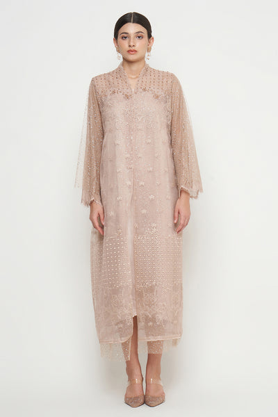 Safiya Dress in Nude