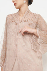 Safiya Dress in Nude