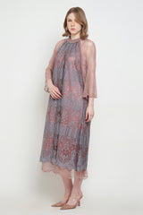 Shaima Dress in Rose Gold Purple