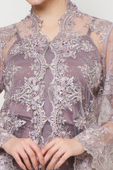 Nayra Kebaya Set in Dusty Purple