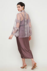Nayra Kebaya Set in Dusty Purple