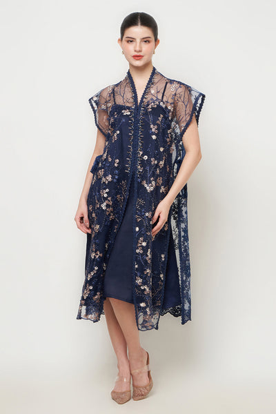 Lyca Outer Dress in Navy