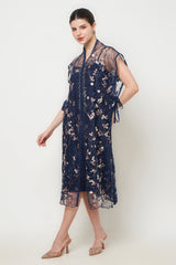 Lyca Outer Dress in Navy