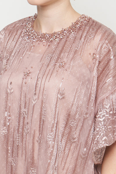 Malika Dress Rose Gold