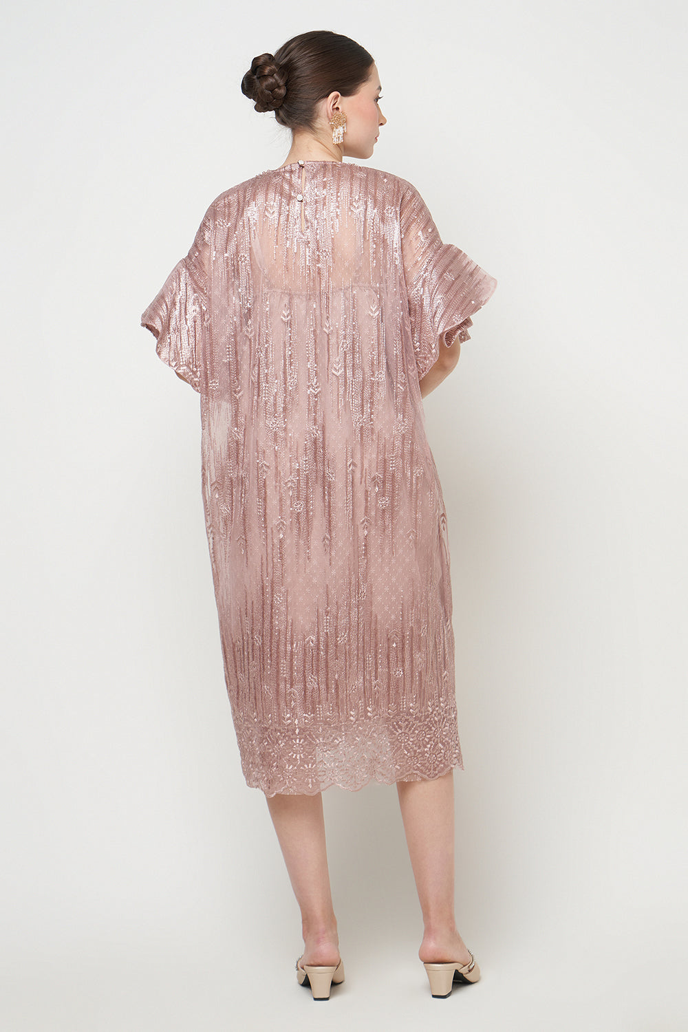 Malika Dress Rose Gold