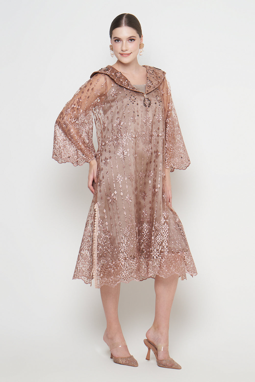 Rumi Dress in Bronze