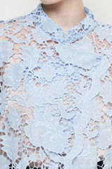 Aleera Janggan Top in Periwinkle Blue