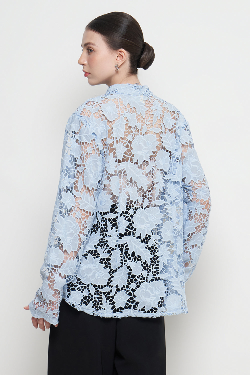 Aleera Janggan Top in Periwinkle Blue