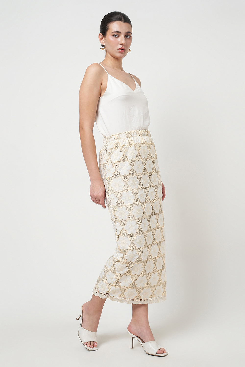 Andari Skirt in Ivory