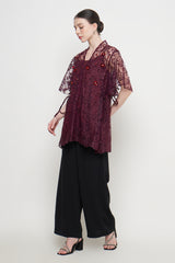 Bailey Top in Maroon Burgundy