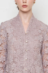 Dinara Kebaya Top in Oat Greyish