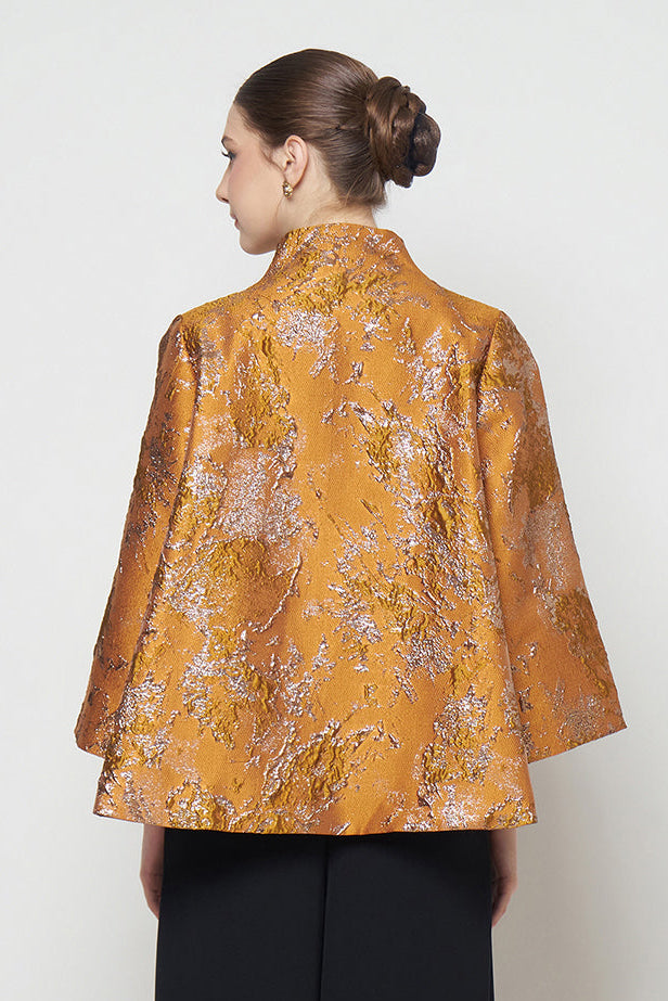 Leona Outer Top in Terracotta