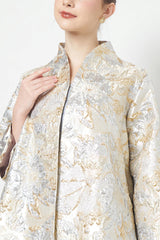 Leona Outer Top in Ivory Gold