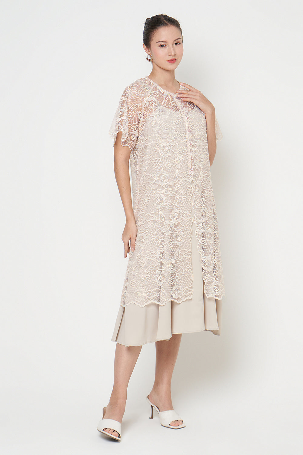 Camelia Outer Dress in Pinkish