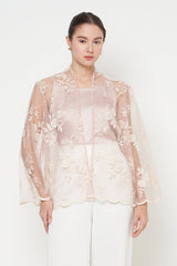 Aliva Outer Top in Blush Pink