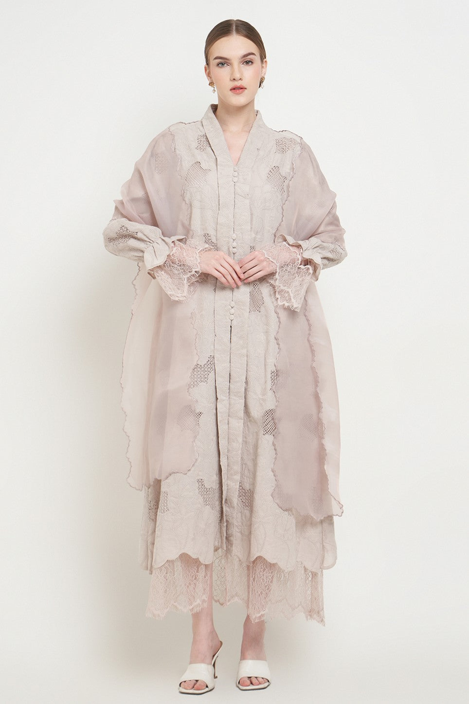Malika Dress in Nude