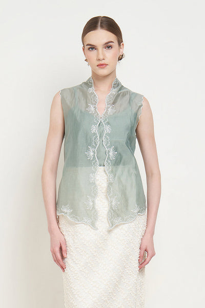Inka Vest Top in Pistachio