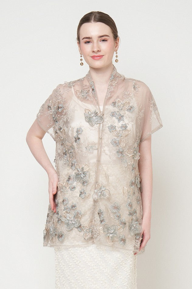Risha Top in Moss Green