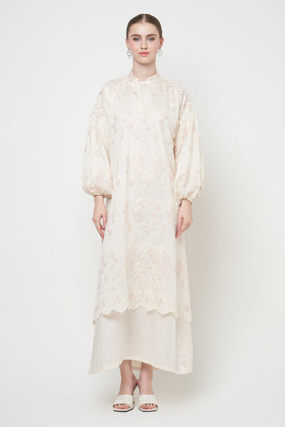 Kalisa Midi Dress in Cream